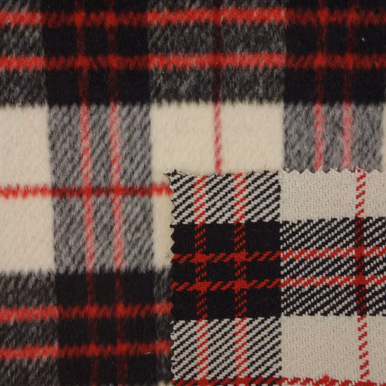 겨울철 유행 면 스판덱스 작은 와플 검사 구조 자카드 직물 직물